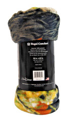 Regal Comfort Black Bear Woods Faux Fur Soft Everyday Throw 50″ x 60″ New T2246