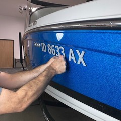SeaDek Raised 3″ Boat Registration Numbers Set | Peel & Stick Install – B/BB