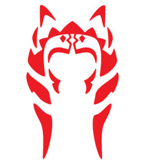 AHSOKA TANO, PADAWAN, JEDI, STAR WARS, Decal Stickers for Cars, Windows, Laptops