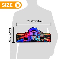 The Johnny Mnemonic Pinball Topper 3D Prinetd Led Lightbox Pinball Arcade Decor
