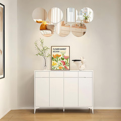10PCS Small Round Mirrors for Centerpieces, 6inch Circle Mirror Centerpieces for