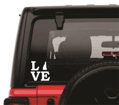 CMI644 Love New Hampshire 5″ x 5″ – Vinyl Die Cut Decal/ Bumper Sticker For