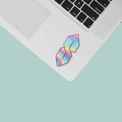 Cool S Drawing Sticker – Funny 90s Kid Millennial Decal for Laptop