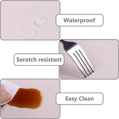 MAT ONLY) Nail Art Table Mat, Foldable Nail Art Hand Rest Pad, Microfiber PU