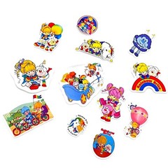 Rainbow Brite Stickers Water Resistant Vinyl Matte Retro 5 Pack Pride LGBTQ