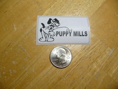 PEE ON PUPPY MILLS STICKER DECAL 1 – 50 BULK PACK FUNNY RESCUE