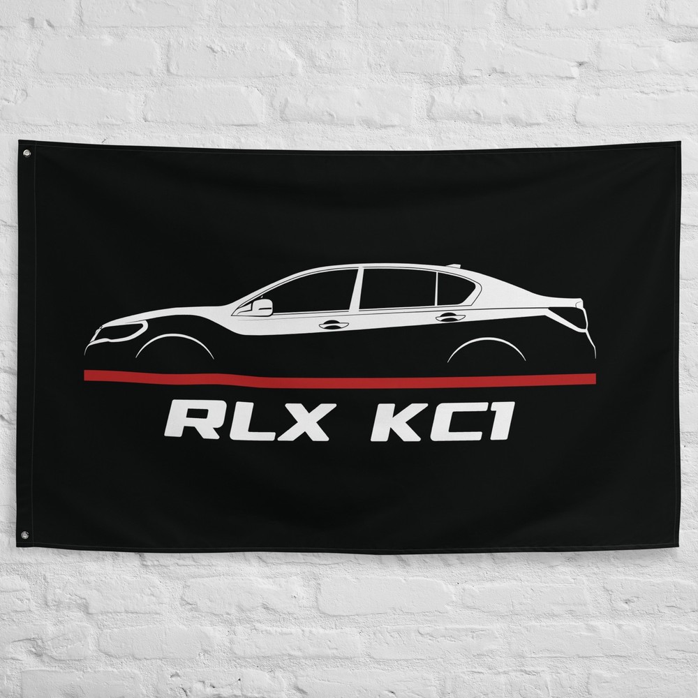 RLX KC1 2013-2020 Car Flag 3x5ft Banner eBay Gear Garage Wall Decor Gift