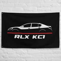 RLX KC1 2013-2020 Car Flag 3x5ft Banner eBay Gear Garage Wall Decor Gift