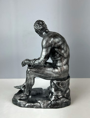 Boxer at Rest Sculpture, 25cm/9.8″, Roman Statue, Greek Statue, Statue Decor