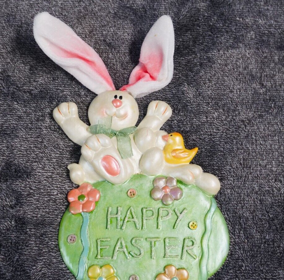 Happy Easter Front Door /Wall Decoration Hanging Board 11″