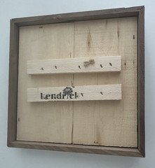Kendrick Home Wooden Nautical Oars Coastal Wall Art 8 3/4 x 8 3/4″