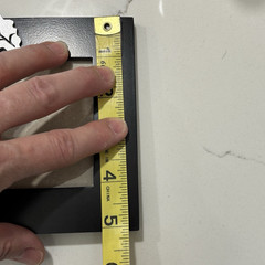 Picture Frame Black for Tabletop 3.5 x 5 inch Vertical or Horizontal Leaf Accent