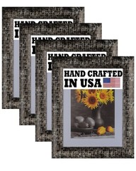 4-Pack Custom Picture Poster Frame 3″ Silver Contemporary 16×20 24×36 1183II713M
