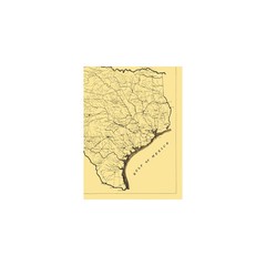 Historic State Map – Texas – Freeman 1836 – Vintage Wall Art