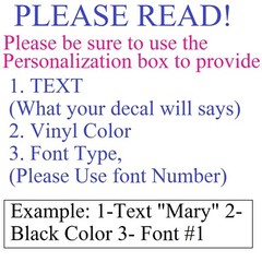 Custom Made WINDSHIELD Decal Sticker Vinyl For Car, Truck, RV ANY TEXT (12