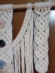 Macrame Chakra Wall Hanging 17.5″ X 36″ Boho Design