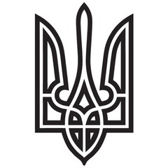 UKRAINE UKRAINIAN FLAG COAT OF ARMS TRYZUB CUSTOM VINYL DECAL STICKER (U-01)