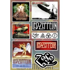 Led Zeppelin Sticker Pack | English Hard Blues Folk Rock Heavy Metal Band Logo