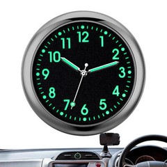 Car Dashboard Clock Mini Tiny Analog Clock Watch for Vehicle Stick On Clock USA