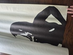 Environmental Graphics Store Display Nude Black White Art Mural Pannels 1990’s