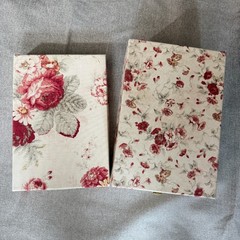 Waverly Garden Norfolk Rose Fabric Covered Photo Box 8 X 11.5 Inches