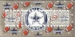 DALLAS Football Team UV DTF Transfer Sticker Cup Wrap DIY Cups Bottles