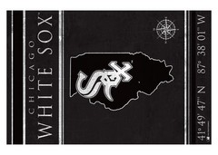 Coordinates 17×26 – M1038 – Chicago White Sox – MDF Wood