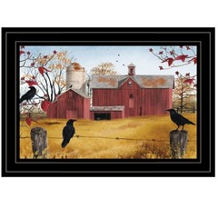 «Autumn Gold» Printed Wall Art, Ready To Hang Framed Print Poster 11X15″