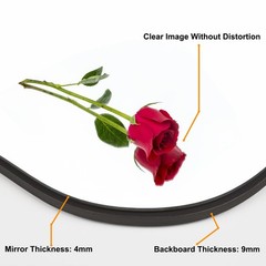 Bominica Irregular Wall Mirror Asymmetrical Mirror Decorative Wall Mounted