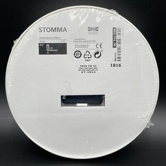 IKEA Wall Clock Stomma by Gustav Carlberg 20 cm/7.75 in White Black & Blue Hands