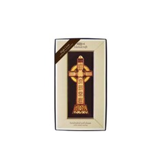 Celtic High Cross Wood Carving Wall Plaque Wood Intarsia Irish Home Decor 9.3×4″