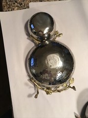 3 Bowl Silver Color With Gold Color Branch, Size Varies ￼