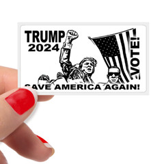 TRUMP SAVE AMERICA AGAIN! VOTE 2024 – Statement Stickers Bulk Pack