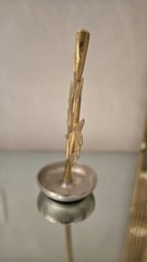 Gold and Silver Rustic Style Decorative Figurine Tree