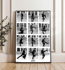 Vintage Monty Python Ministry Of Silly Walks Grid Art Classic Comic Poster