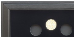 1 OZ SILVER ROUND COINS 39mm (NOT INCLUDED) WALL DISPLAY PICTURE FRAME 12″ x 12″