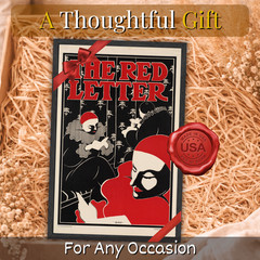 Art Deco Wall Art Framed 11×17 The Red Letter Vintage Poster Print Decor Gift