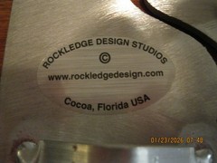 Rockledge Design Studios Christopher Royal Wall Panels Deco Face Aluminum 7″X13″
