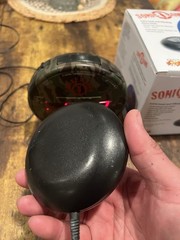 SONIC ALERT SONIC BOMB BUNKER CAMOUFLAGE ALARM CLOCK TESTED WORKING!!!