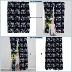 Franco Kids Batman Window Curtains Drapes Set, 82 in x 63 in