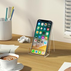 6 Pack Clear Acrylic Rack Display Holder Stand for Mobile Cell Phone Books