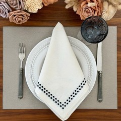 Skate Shagreen Easy Care Placemats- Wipeable Vinyl Table Mats – Rectangle – Set