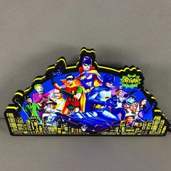 Batman 66 Pinball Topper 3D LED Printed Led Lightbox for Game Wall Decor