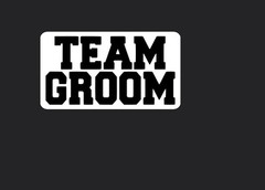 3” Wide Team Groom Sticker Decal Great Tumblers Water Bottles Wedding Gifts