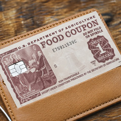 Food Stamp Credit Debit Card Skin Cover Sticker Chip Funny Decal – 2 Pack