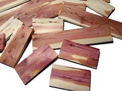 10lbs Red Cedar Wood PLANED SMOOTH Kiln Dry Scrap Lumber Drop Pieces SHIPs FREE!