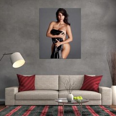 V7215 Kim Kardashian Big Ass Brunette Naked Nude Hot Model WALL POSTER PRINT