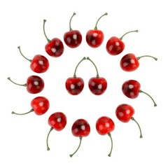 15-60X Artificial Cherry Fake Fruit Faux Food House Kitchen Wedding Party Decor