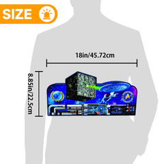 Star Trek Pinball Topper Led Lightbox USB Plug Dimmer Pinball Arcade Decor