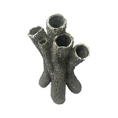 15-1/2» High Tree Bark Multi Vessel Vase Flower Planter Flower Vase Decoration